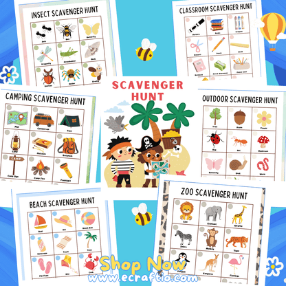 Fun & Educational Kids Activities – 7-in-1 Printable Bundle! (50% OFF + FREE Bonus!)