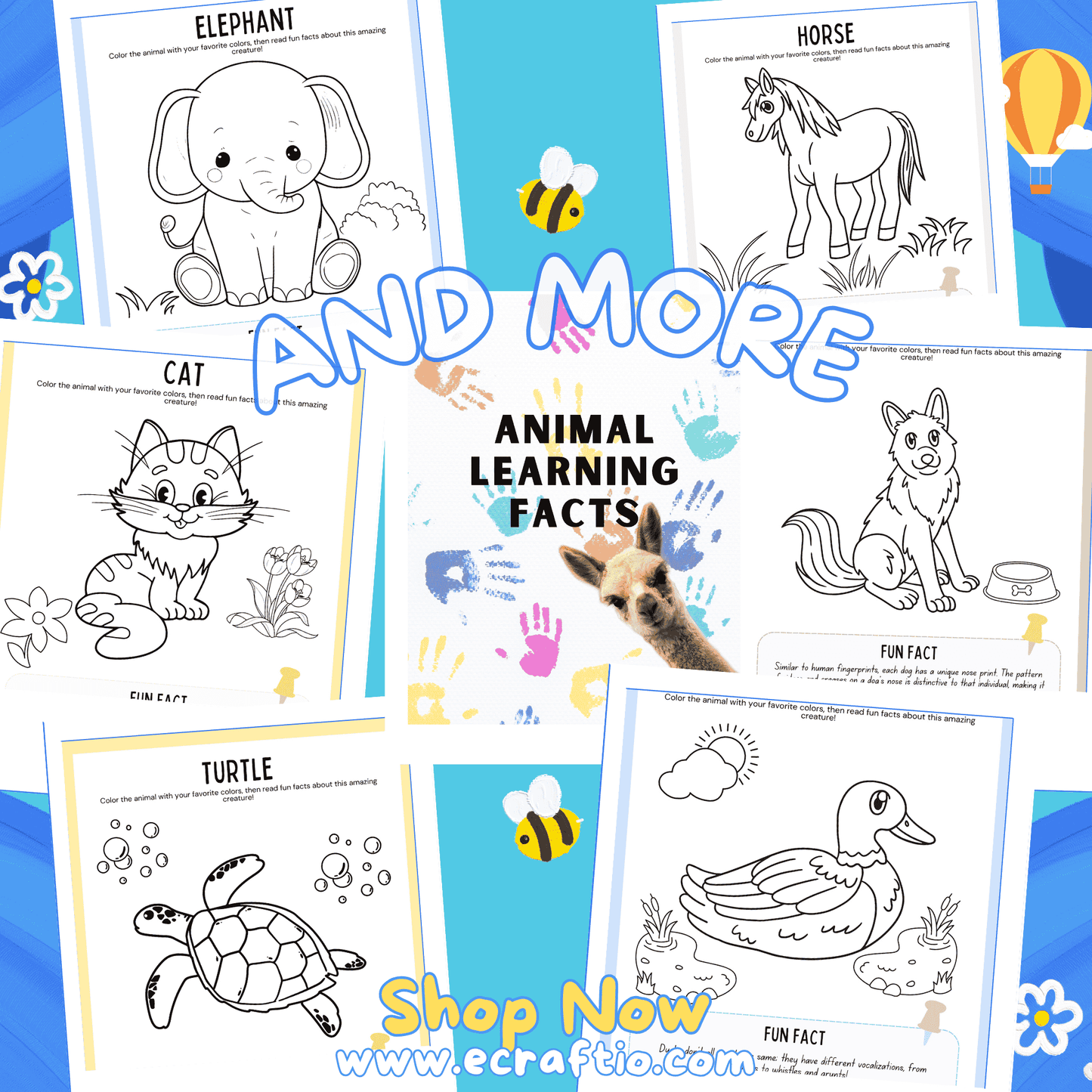 Fun & Educational Kids Activities – 7-in-1 Printable Bundle! (50% OFF + FREE Bonus!)
