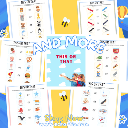 Fun & Educational Kids Activities – 7-in-1 Printable Bundle! (50% OFF + FREE Bonus!)
