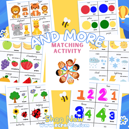 Fun & Educational Kids Activities – 7-in-1 Printable Bundle! (50% OFF + FREE Bonus!)