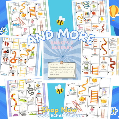 Fun & Educational Kids Activities – 7-in-1 Printable Bundle! (50% OFF + FREE Bonus!)